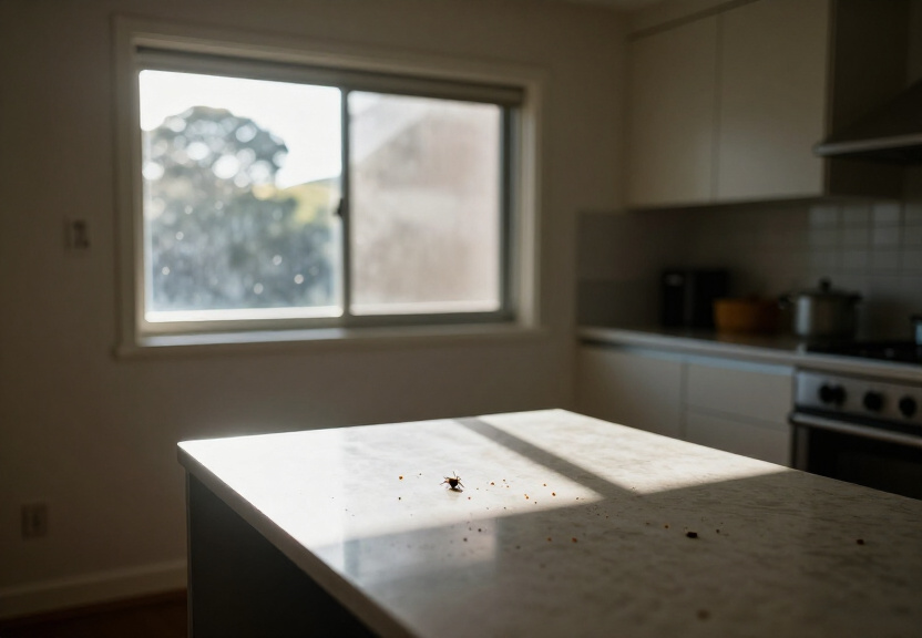 Cockroach activity in a Dulwich Hill wall cavity